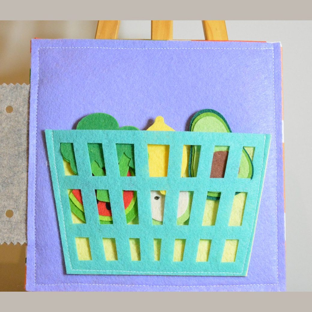 Everything comes off the shelf and drops into the basket.